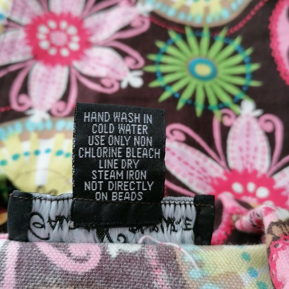 Gandy Couture Womens Brown Collared Front Pocket Floral Casual Jacket Size L - Picture 6 of 6